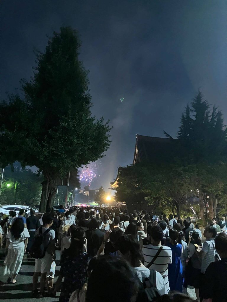 Letnji festival vatrometa na reci Sumida u centru Tokija