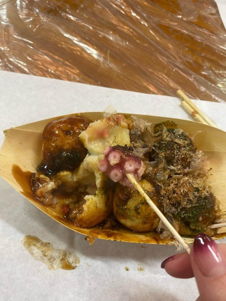 Takojaki sa hobotnicom